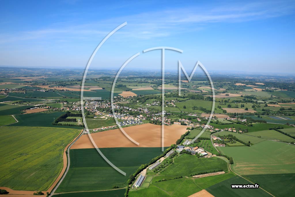 Photo arienne de Domfront-en-Champagne