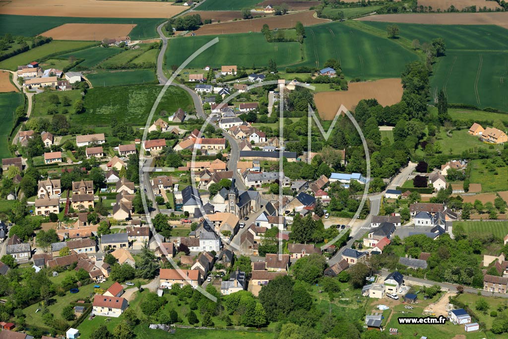 Photo arienne de Mzires-sous-Lavardin