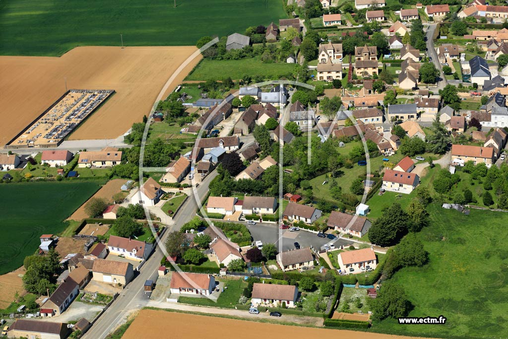 Photo arienne de Mzires-sous-Lavardin