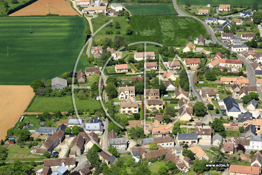 Photo arienne de Mzires-sous-Lavardin
