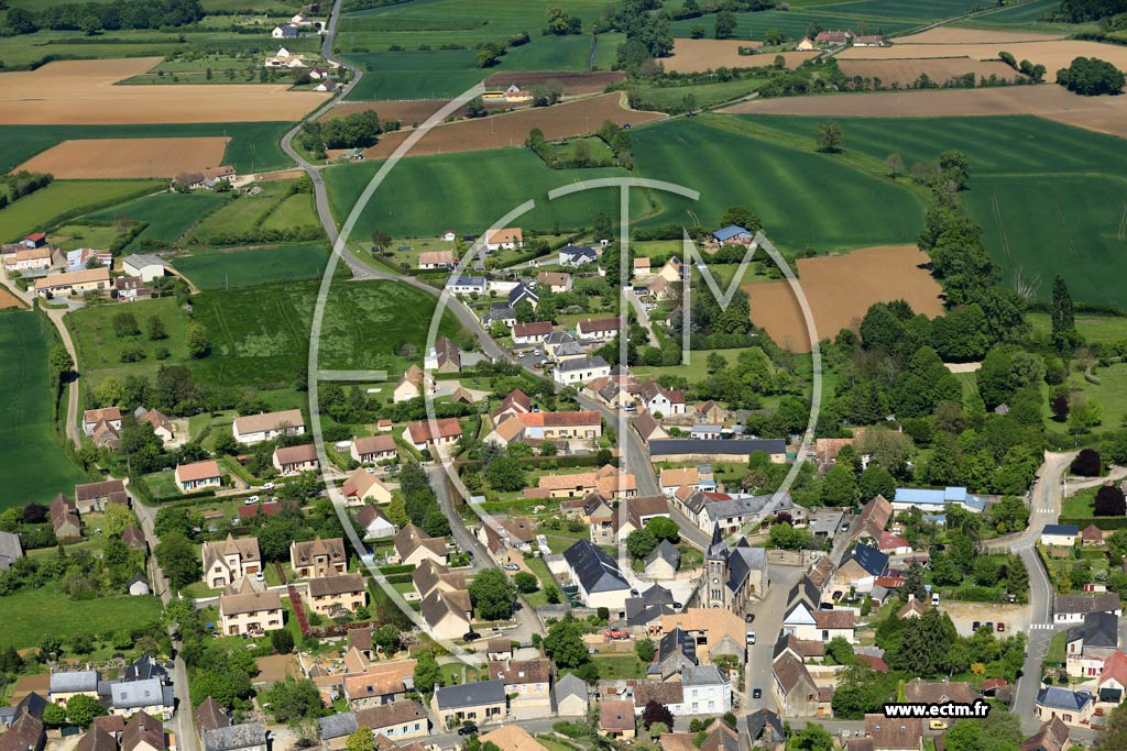 Photo arienne de Mzires-sous-Lavardin