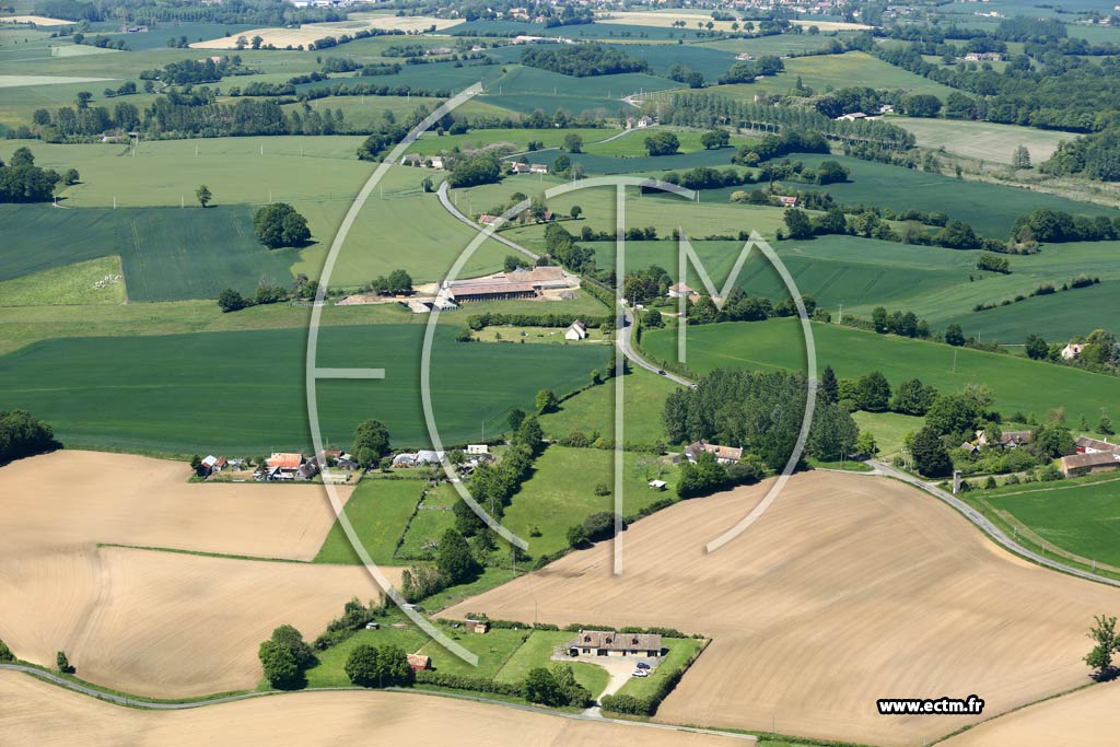 Photo arienne de Nogent-le-Bernard (La Marchanderie)