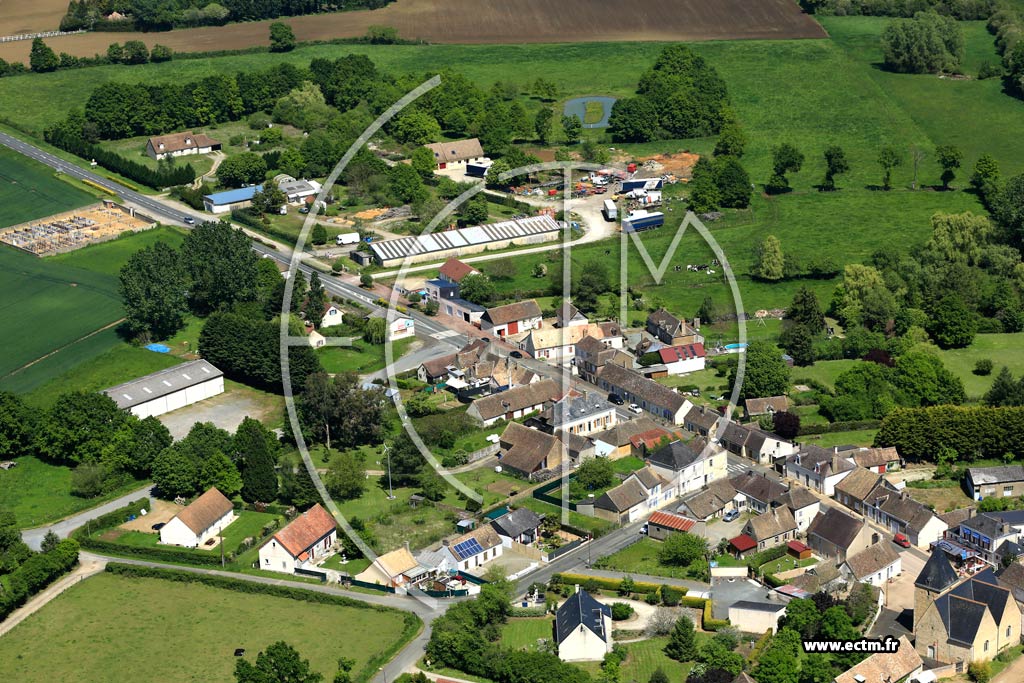 Photo arienne de Rouperroux-le-Coquet