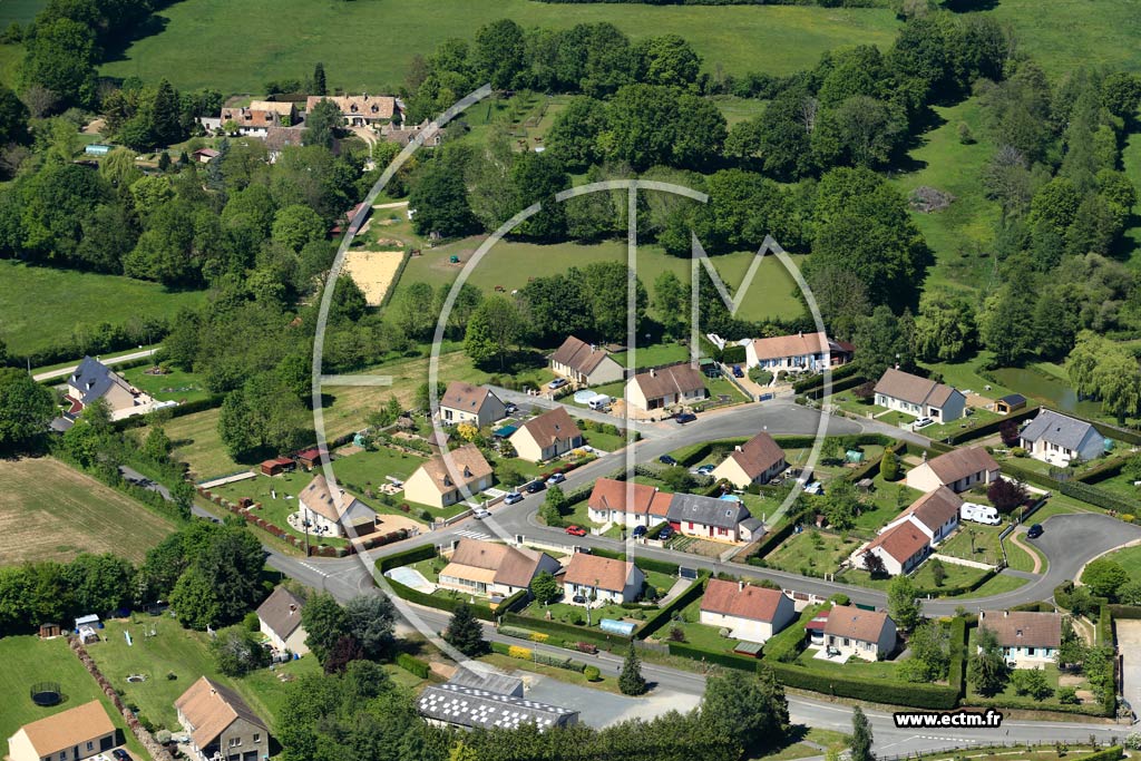 Photo arienne de Saint-Georges-du-Rosay