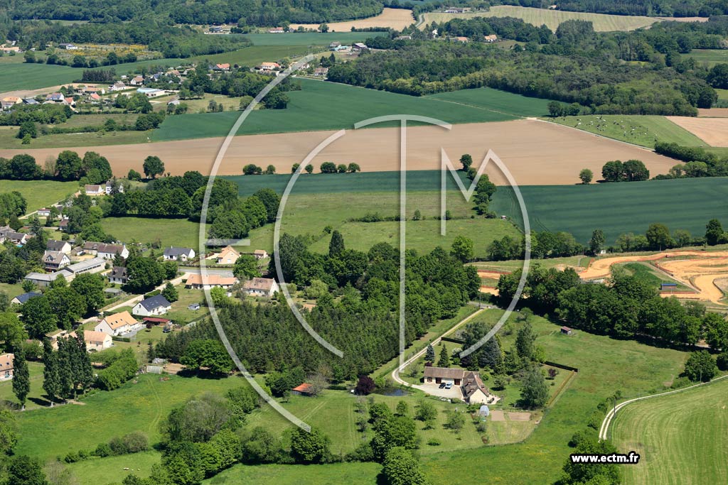 Photo arienne de Torc-en-Valle (Maupertuis)