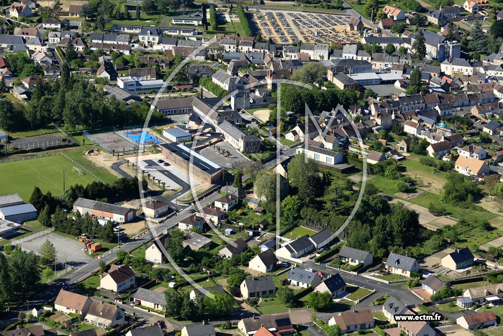 Photo arienne de Bouloire