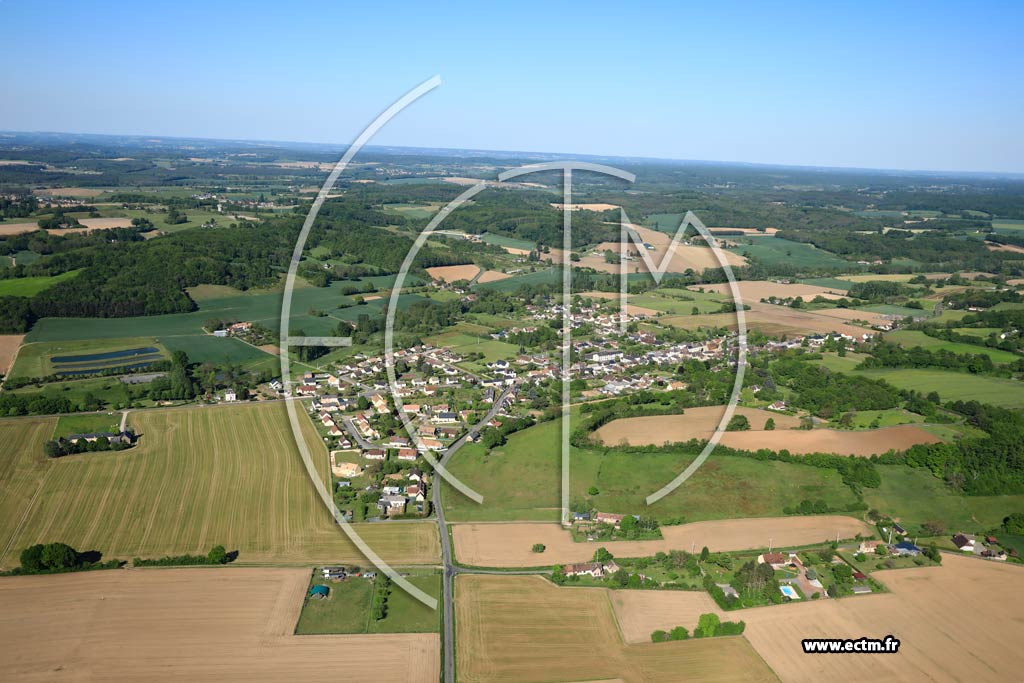 Photo arienne de Saint-Michel-de-Chavaignes