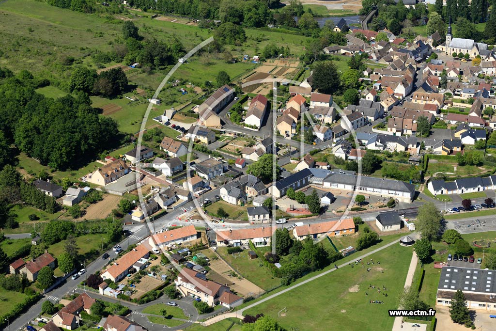 Photo arienne de Champagn