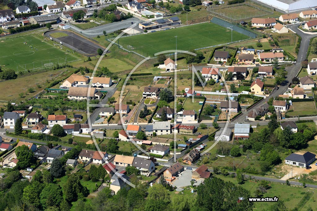 Photo arienne de Duneau (La Caluyre)