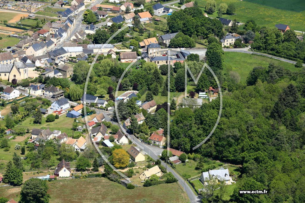 Photo arienne de La Chapelle-Saint-Rmy