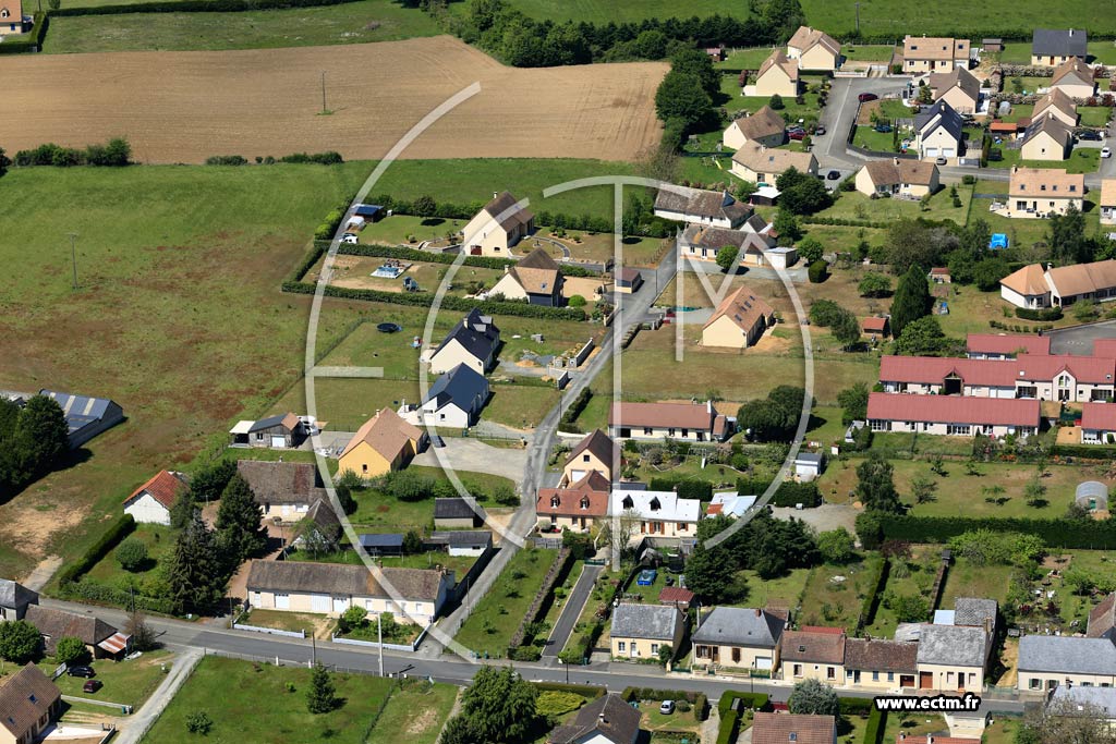 Photo arienne de La Chapelle-Saint-Rmy