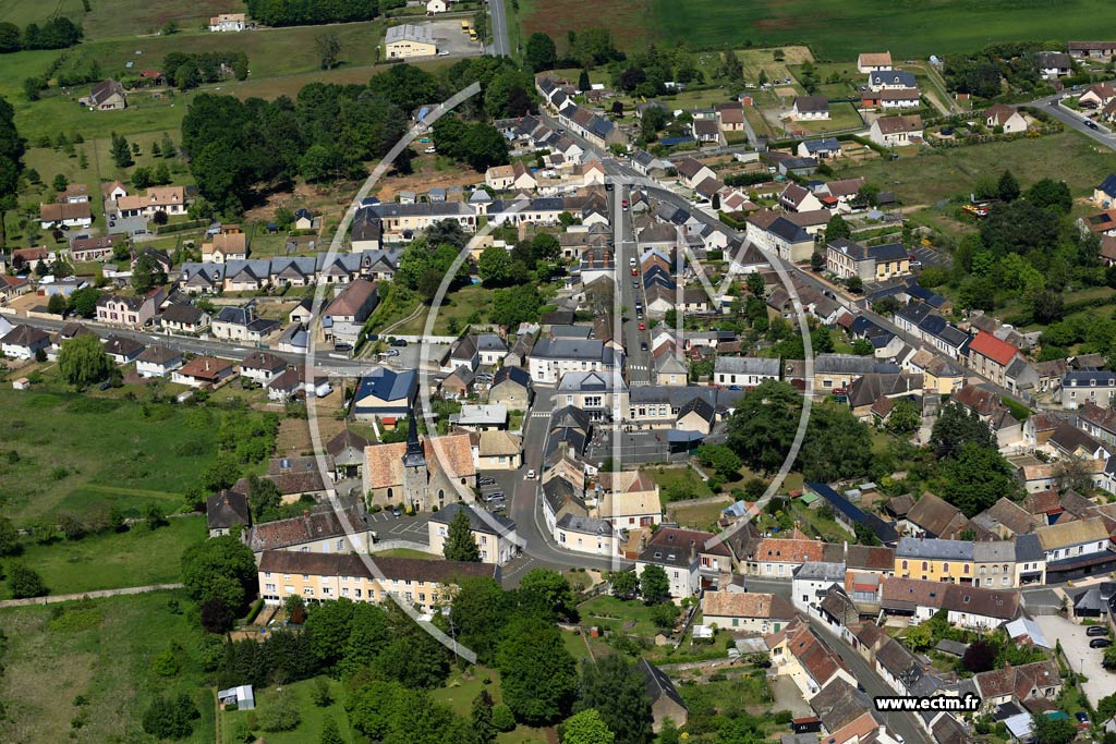 Photo arienne de Le Breil-sur-Mrize