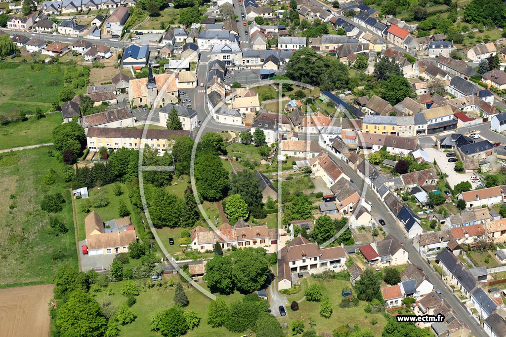 Photo arienne de Le Breil-sur-Mrize