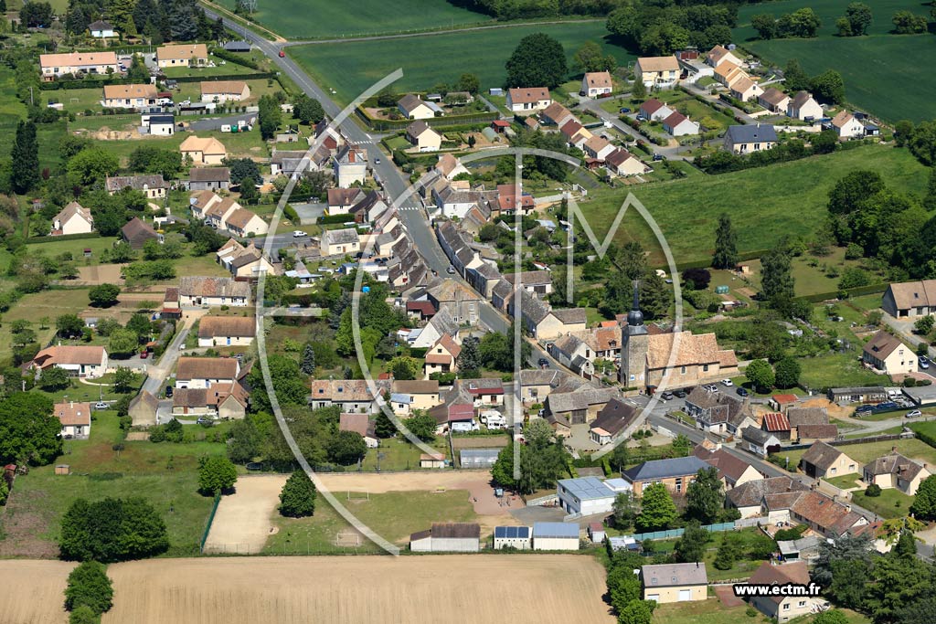 Photo arienne de Nuill-le-Jalais