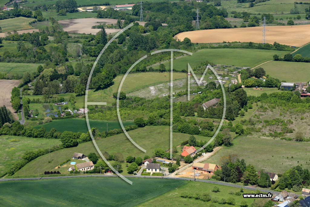 Photo arienne de Nuill-le-Jalais