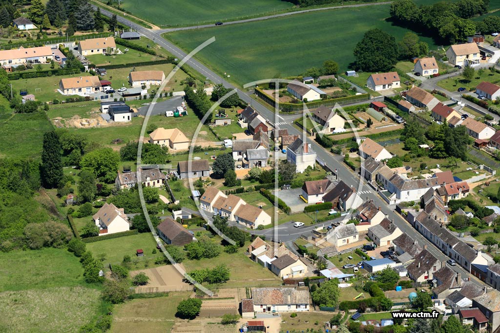 Photo arienne de Nuill-le-Jalais