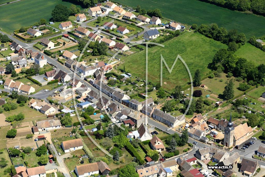 Photo arienne de Nuill-le-Jalais