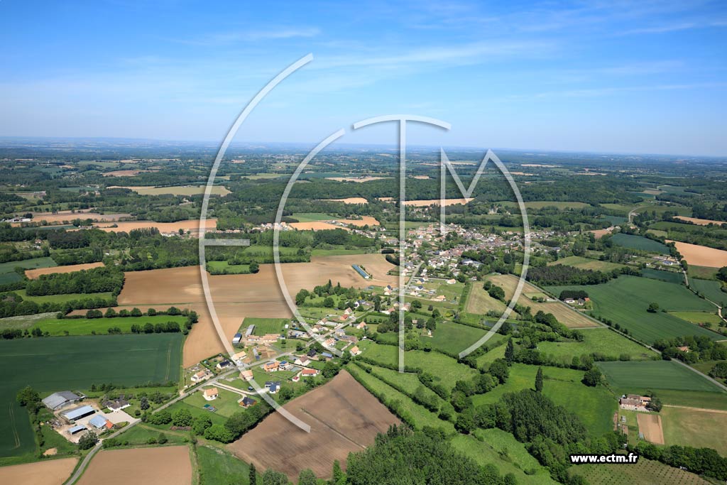 Photo arienne de Saint-Clerin