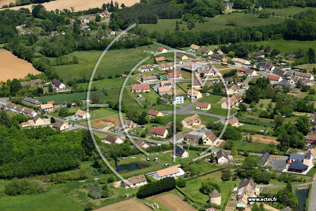 Photo arienne de Saint-Clerin