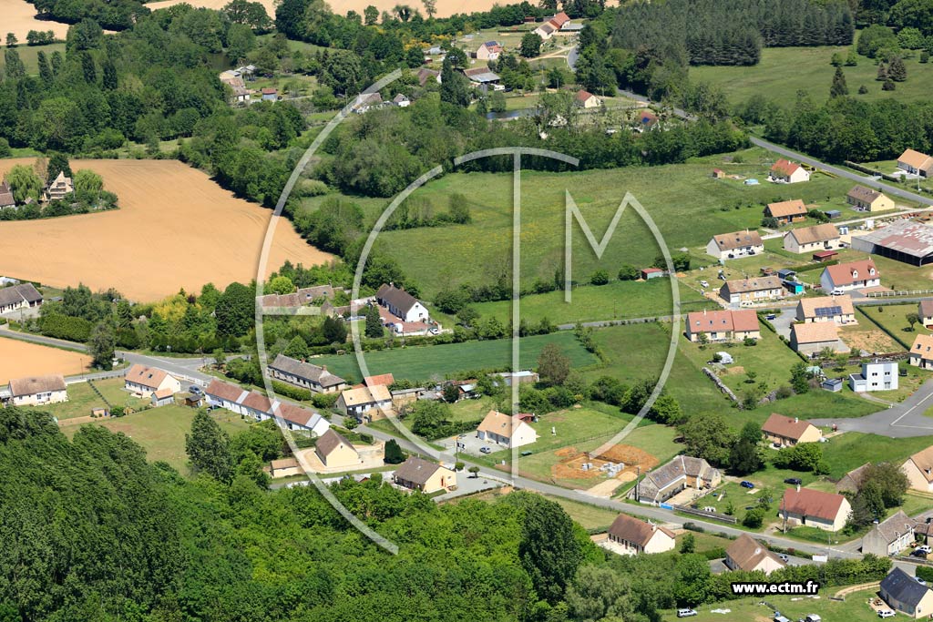 Photo arienne de Saint-Clerin