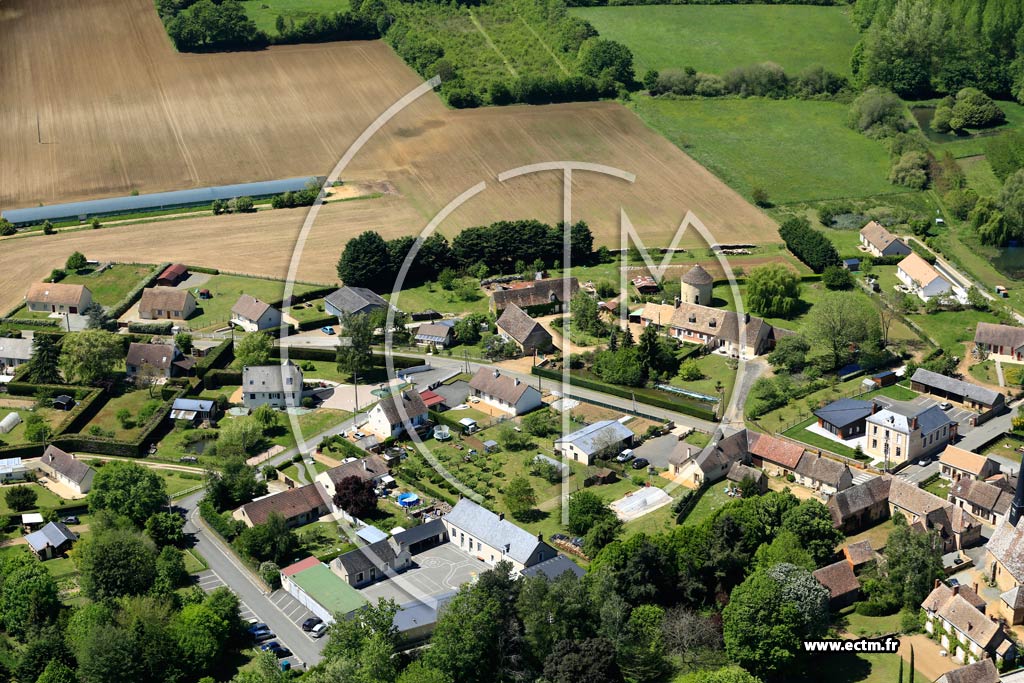 Photo arienne de Saint-Clerin