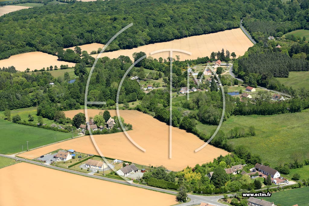 Photo arienne de Saint-Clerin (Chaanay)