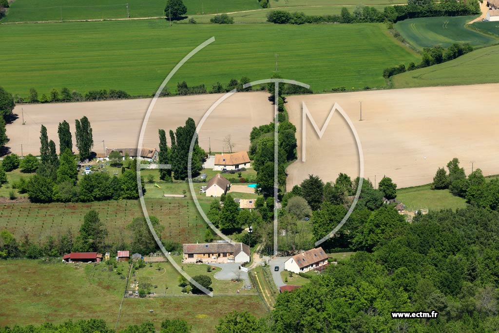 Photo arienne de Saint-Clerin (La Brosse)