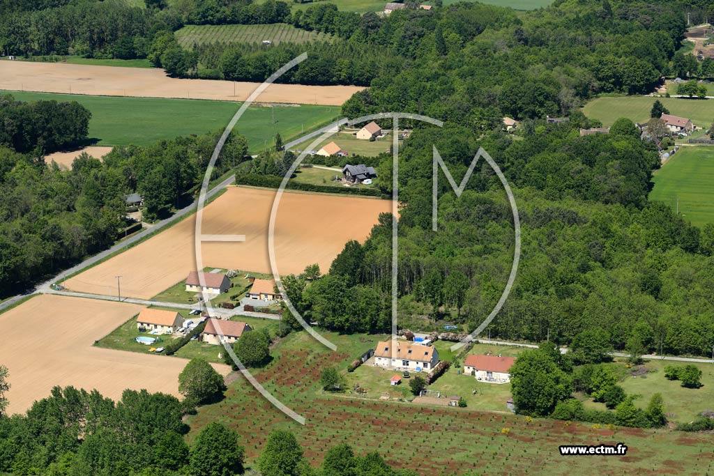 Photo arienne de Saint-Clerin (La Brosse)