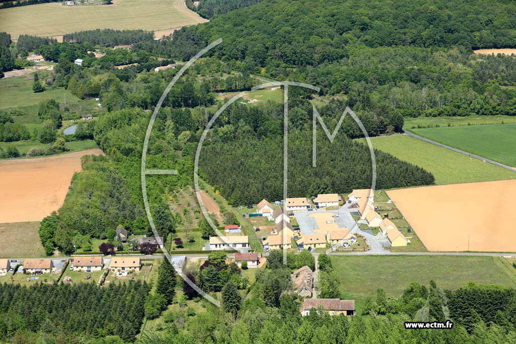 Photo arienne de Saint-Clerin (La Tricotterie)
