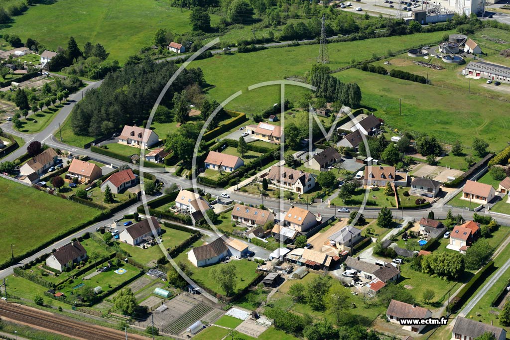 Photo arienne de Saint-Mars-la-Brire