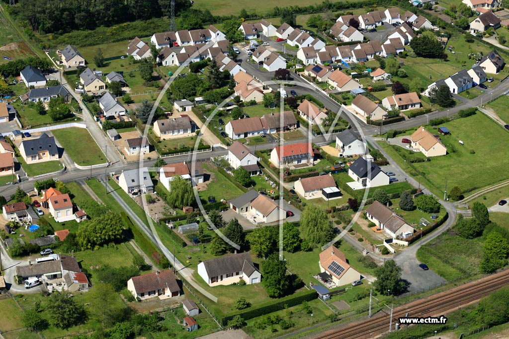 Photo arienne de Saint-Mars-la-Brire