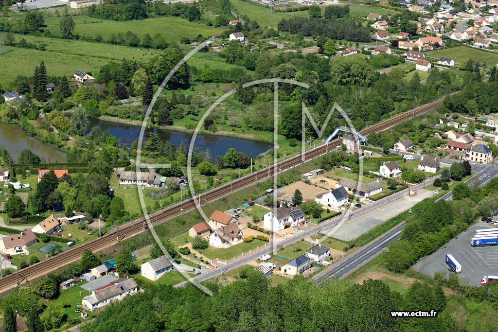 Photo arienne de Saint-Mars-la-Brire