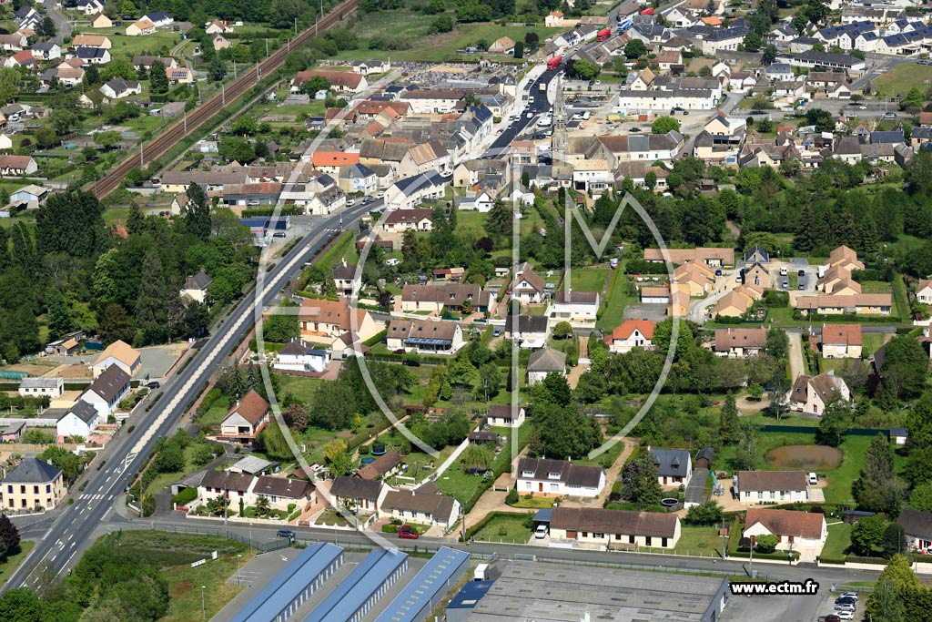 Photo arienne de Saint-Mars-la-Brire