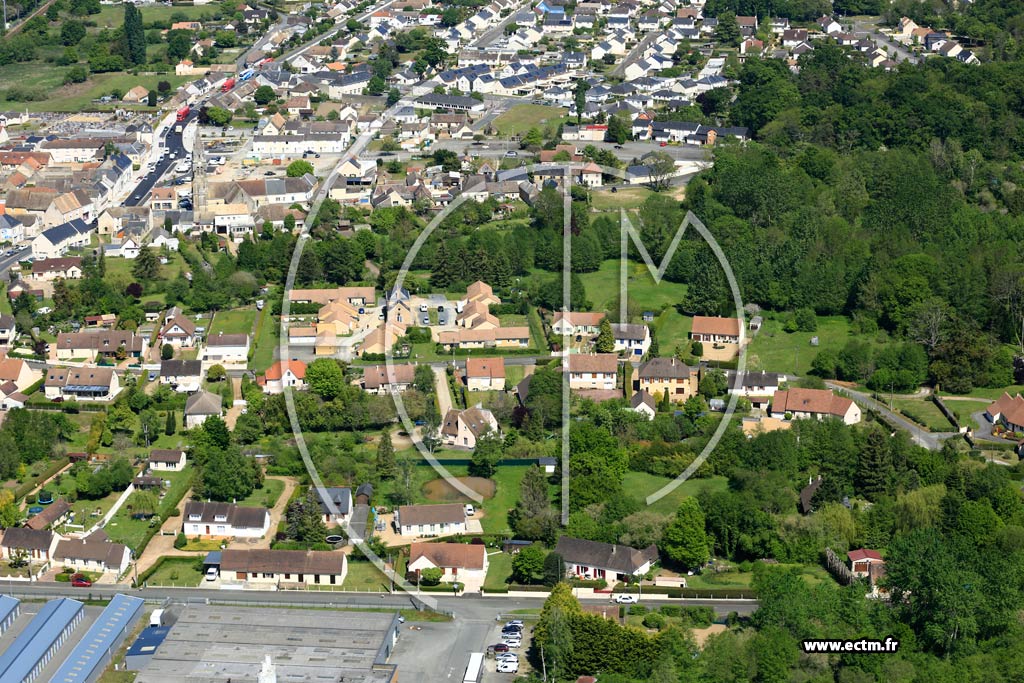 Photo arienne de Saint-Mars-la-Brire