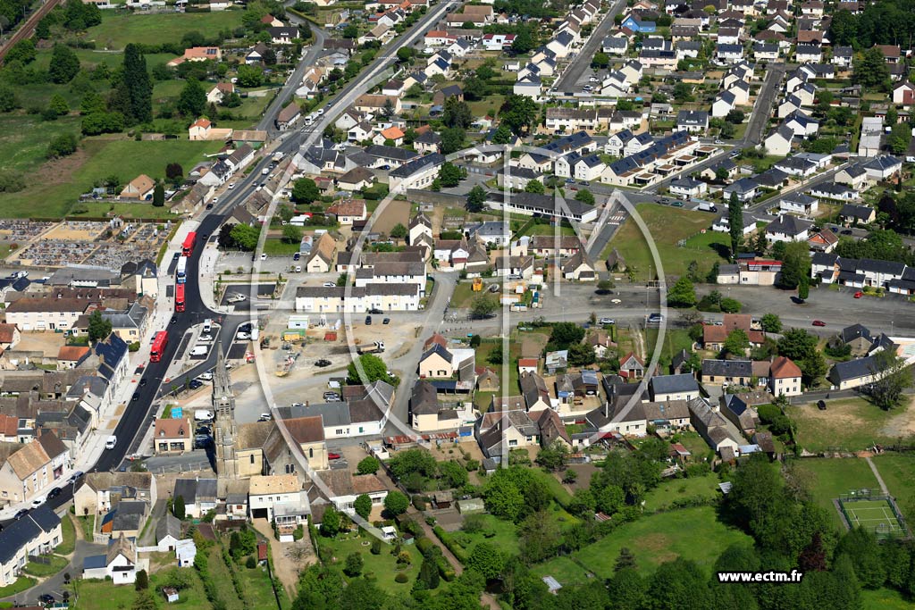 Photo arienne de Saint-Mars-la-Brire