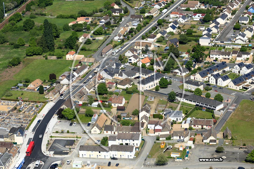 Photo arienne de Saint-Mars-la-Brire