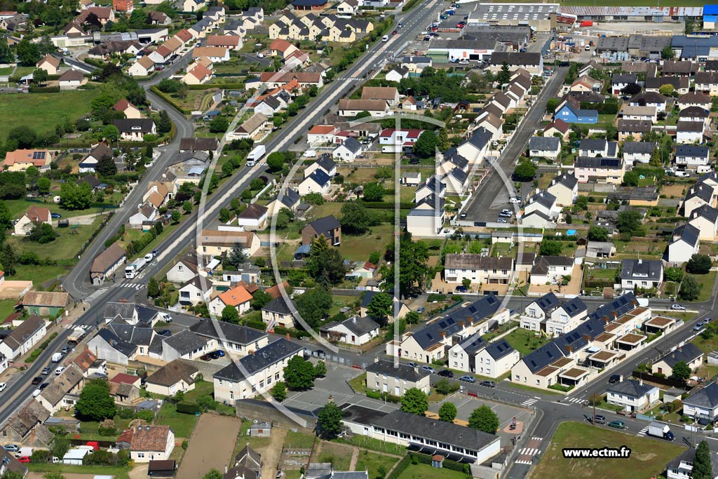Photo arienne de Saint-Mars-la-Brire