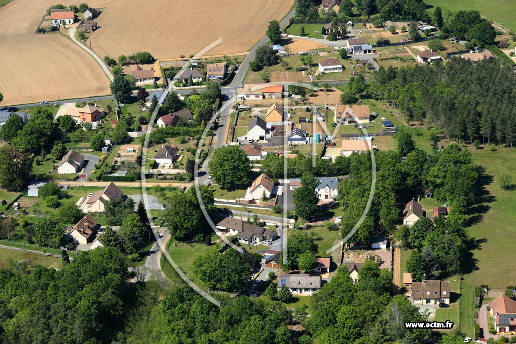 Photo arienne de Saint-Mars-la-Brire (La Tourerie)