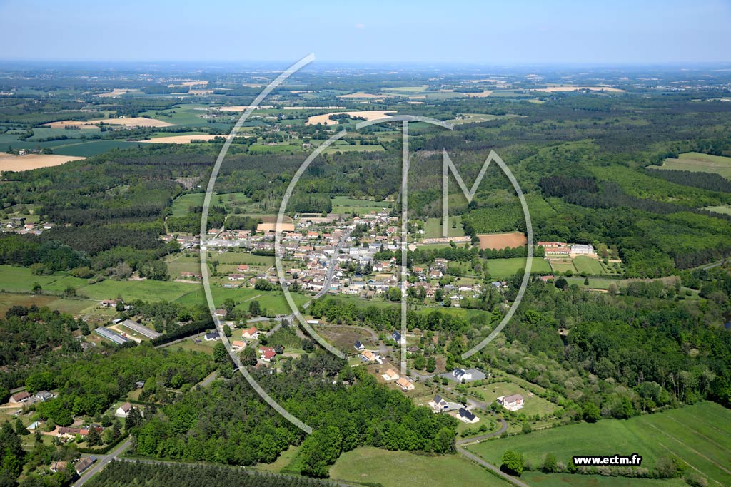Photo arienne de Saint-Mars-de-Locquenay