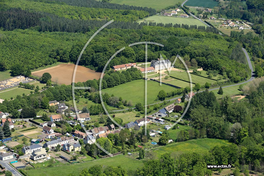 Photo arienne de Saint-Mars-de-Locquenay