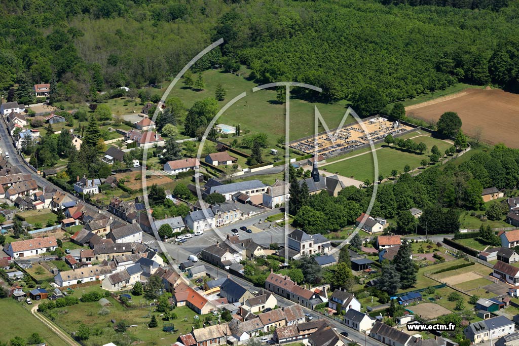 Photo arienne de Saint-Mars-de-Locquenay