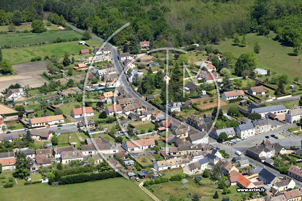 Photo arienne de Saint-Mars-de-Locquenay