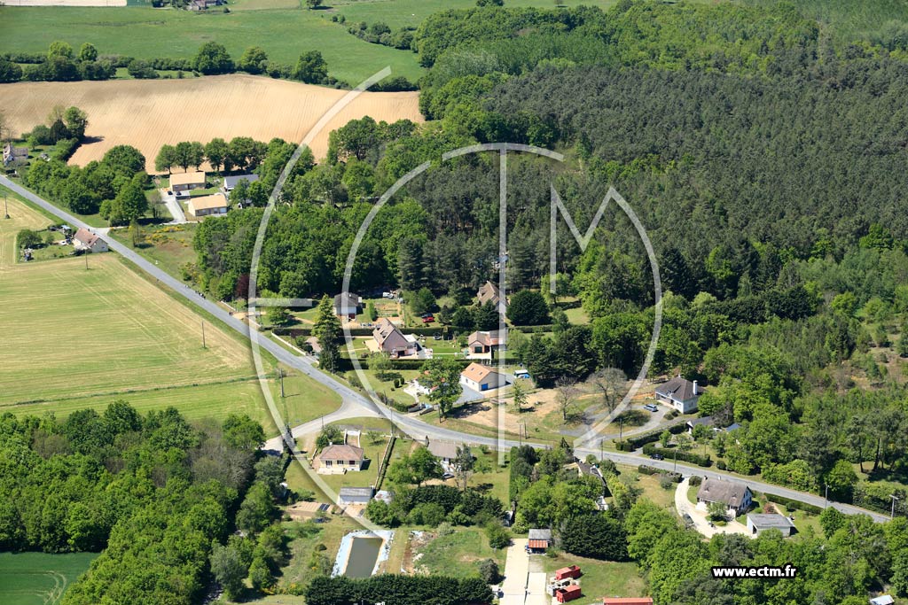 Photo arienne de Volnay