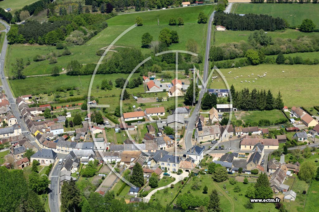 Photo arienne de Volnay