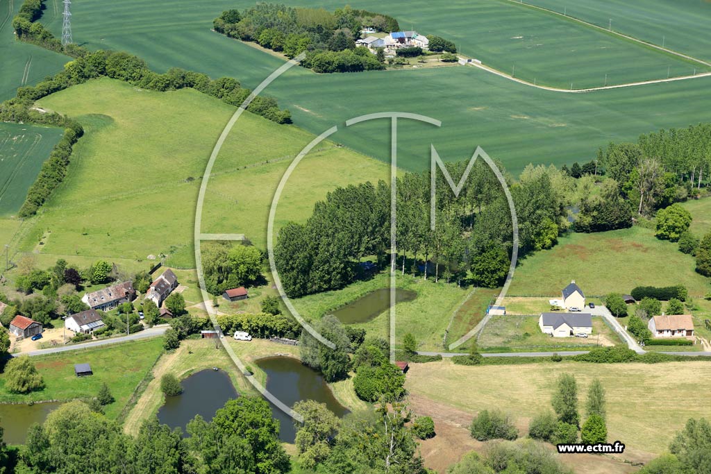 Photo arienne de Volnay (La Brazonnire)