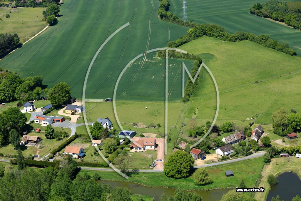 Photo arienne de Volnay (La Brazonnire)