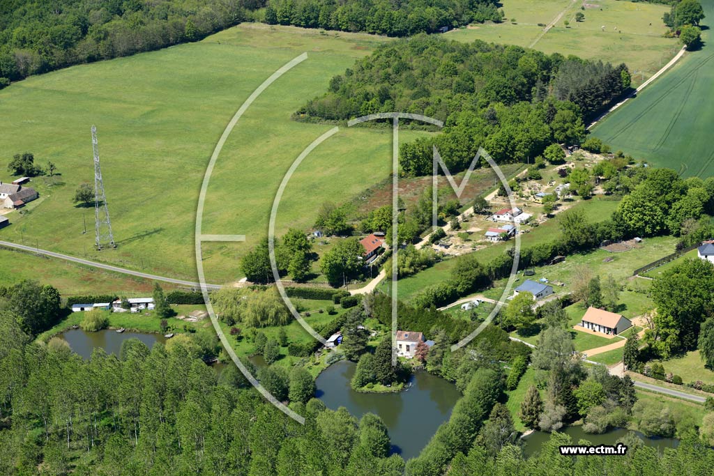Photo arienne de Volnay (La Brazonnire)