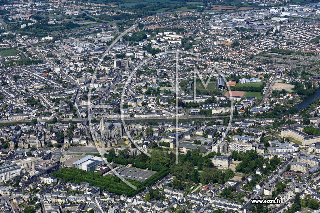 Photo arienne de Le Mans (Flore)