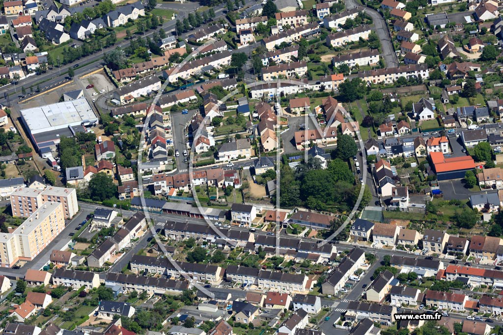 Photo arienne de Le Mans (Funay - Bruyres)