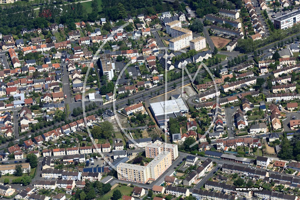 Photo arienne de Le Mans (Funay - Bruyres)